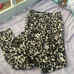 Cheetah printed joggers by Balance Collection